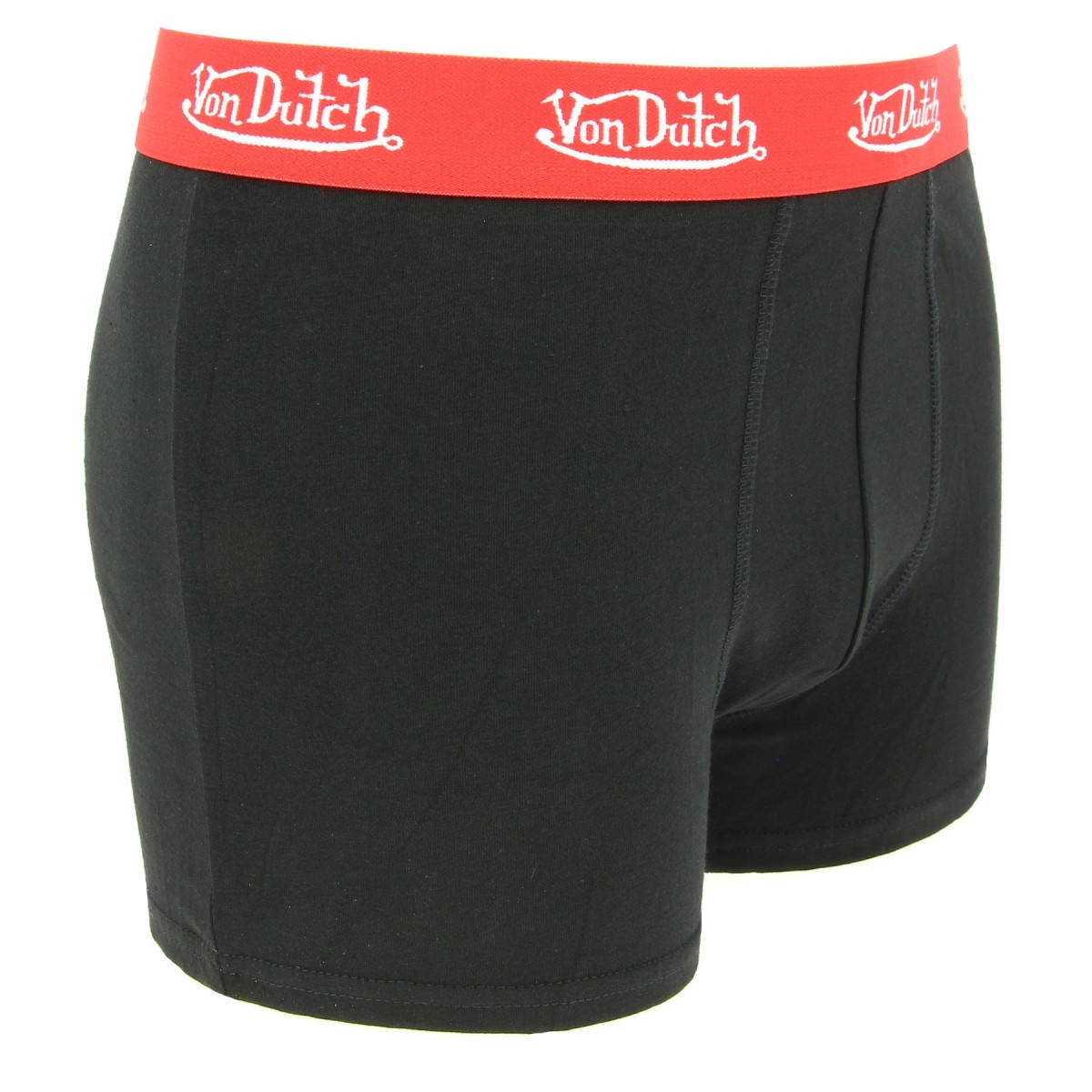 Boxer Homme Von Dutch coton doux 95% stretch noir - matiere-noble 5.80€