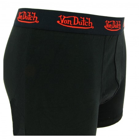 Boxer Homme Von Dutch coton doux 95% stretch noir - matiere-noble. 5.90€