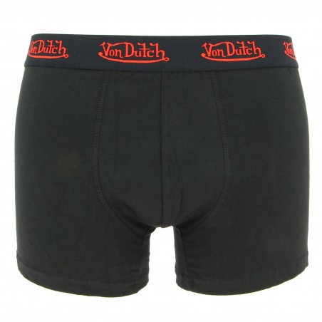 Boxer Homme Von Dutch coton doux 95% stretch noir - matiere-noble. 5.90€