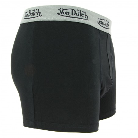 Boxer Homme Von Dutch coton doux noir - matiere-noble 5.80€