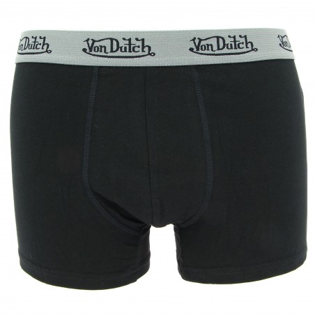 Boxer Homme Von Dutch coton doux noir - matiere-noble 5.80€