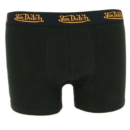 Boxer Homme Von Dutch coton doux 95% stretch noir - matiere-noble 5.80€