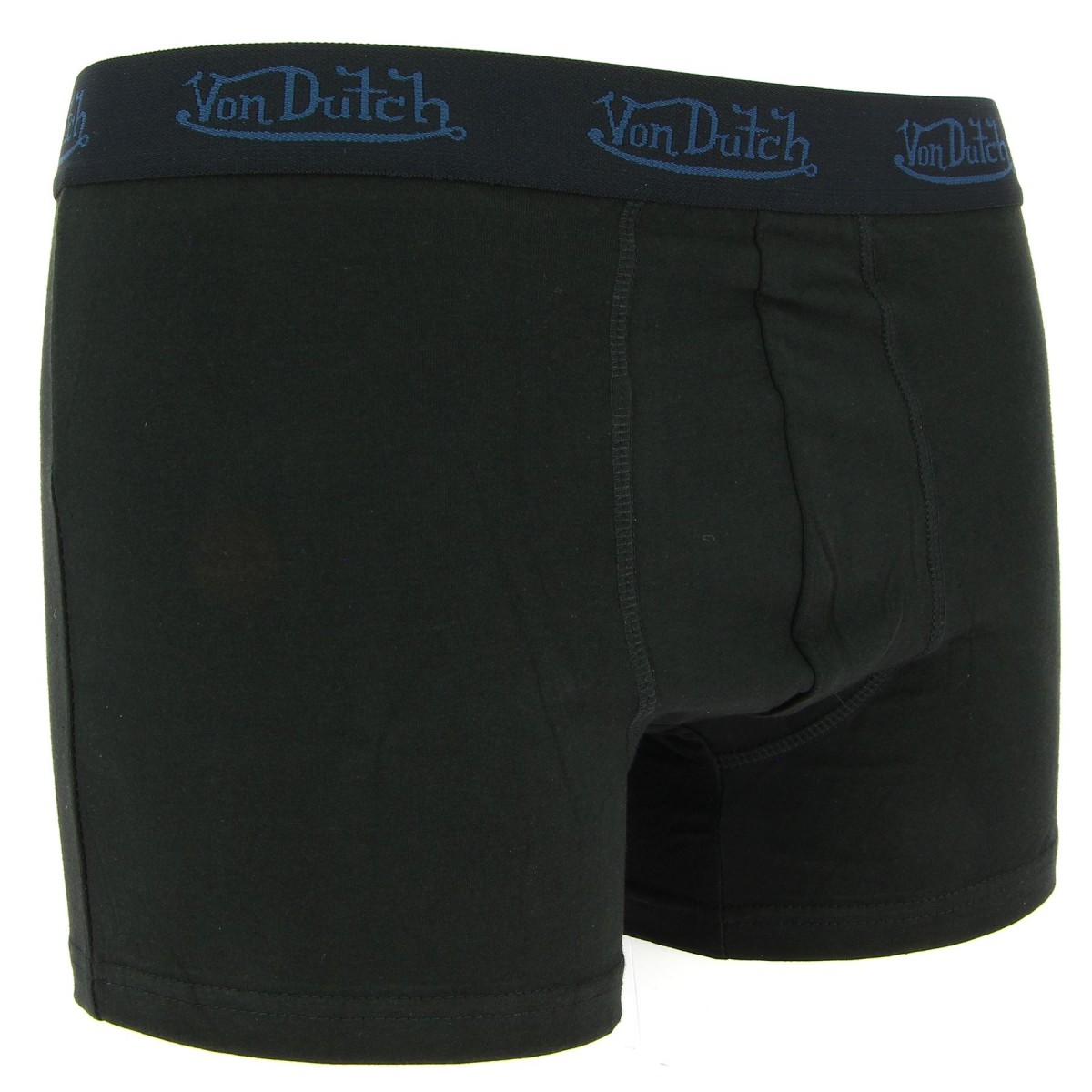 Boxer Homme Von Dutch coton doux 95% stretch noir 5.80€ | matiere-noble.fr