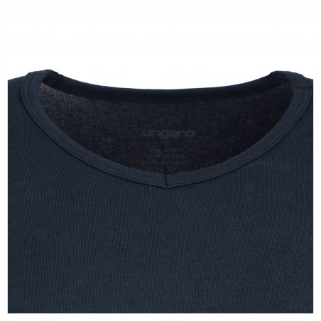 T-shirt col V marine UNGARO, prix dégriffé - Matière-noble 11,90€
