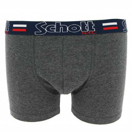 Boxer Schott, divers coloris, 60% coton - Matière-noble 4.99€