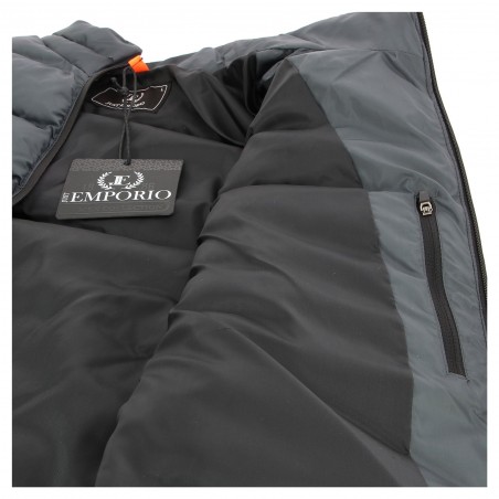 Doudoune sans manche grise JUST EMPORIO - Matière-noble 34,90€