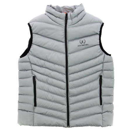 Doudoune homme sans manche JUST EMPORIO gris clair  - Matière-noble 34,90
