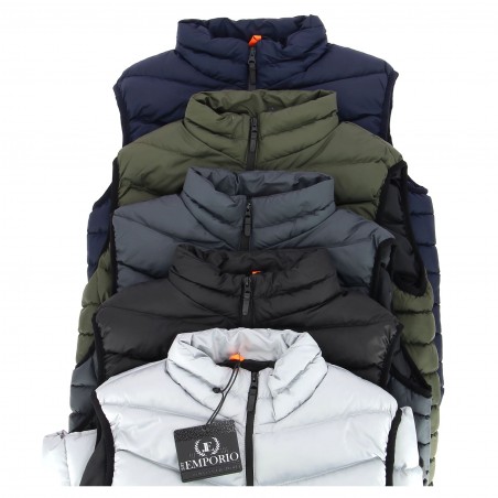 Doudoune sans manche homme JUST EMPORIO kaki - Matière-noble 34,90€