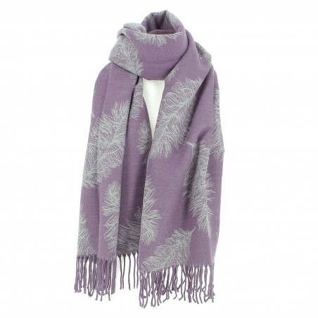 Echarpe RODIER "toucher Cachemire", coloris violet - Matière noble 19,90€
