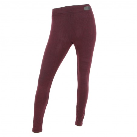 Legging J-L Scherrer bordeaux, confort extrême à 19,90€- Matière noble