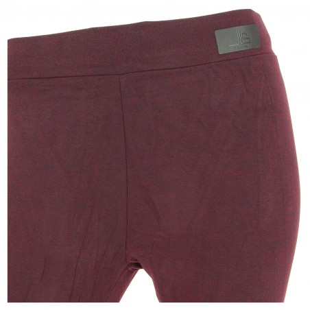 Legging J-L Scherrer bordeaux, confort extrême à 19,90€- Matière noble