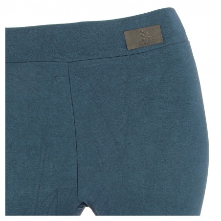 Legging ultra doux, soie bleu canard, paiement sécurisé - Matière noble 19,90€