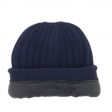 Bonnet LEE COOPER marine, toucher cachemire - Matière noble 14,90€