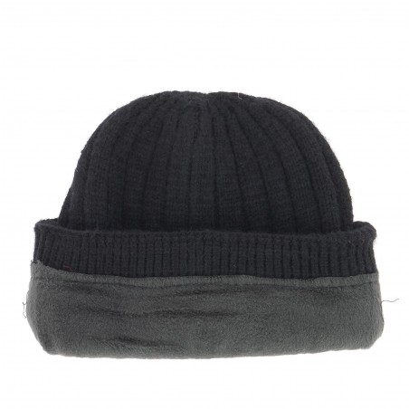 Bonnet LEE COOPER noir, toucher cachemire - Matière noble 14,90€