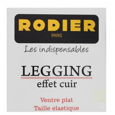 Legging simili cuir noir RODIER qualité, confort - Matière noble 16.90€