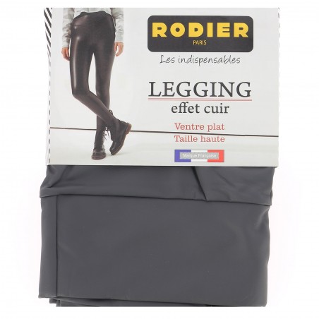 Legging simili cuir RODIER gris chic, confortable, Matière noble17.90€