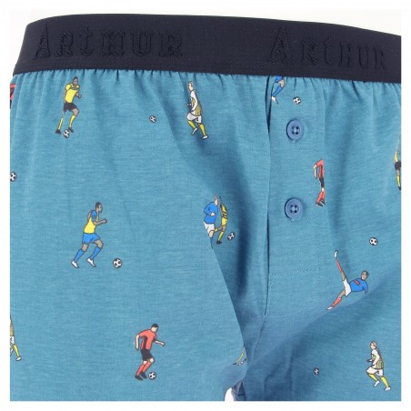 Caleçon ARTHUR imprimé FOOTBALL - Matière noble 18,90€