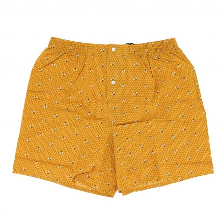 Caleçon ARTHUR jaune imprimé abeille - Matière noble 18,90€
