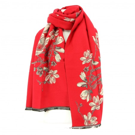 Etole Gérard Pasquier rouge à motif - Matière noble 19,90€