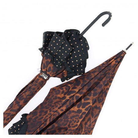 Parapluie LOLLIPOPS léopard, esthétique, solide - Matière-noble -29 €