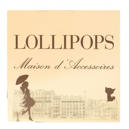 Parapluie  LOLLIPOPS beige motif léopard solide- Matière-noble -29 €