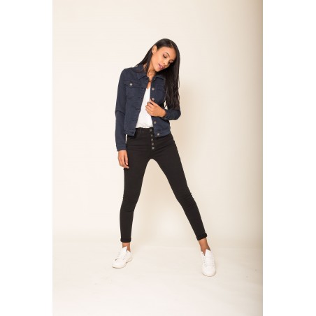 Veste cintrée courte marine Nina Carter - Matière noble 36,90 €