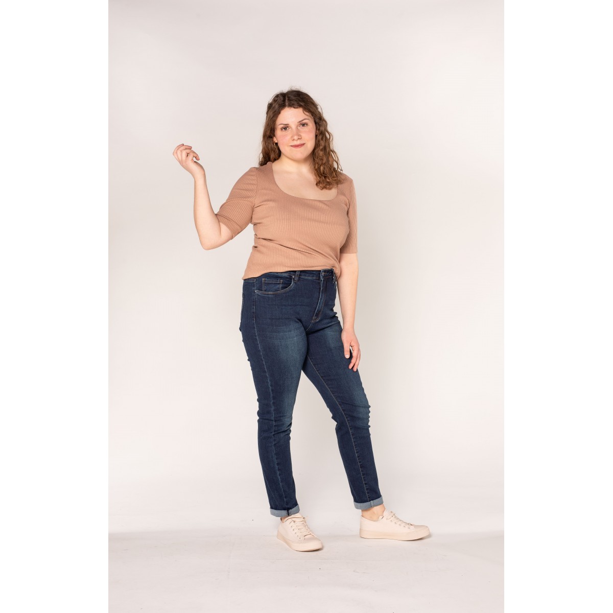 Jean slim stretch brut Nina Carter femme - Matière noble 29,90€