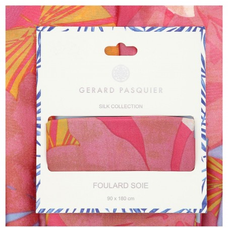 Foulard soie et viscose, 90 X 180 G. Pasquier - Matière noble 12,90€