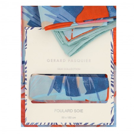 Foulard soie et viscose, 90 X 180 G. Pasquier - Matière noble 12,90€
