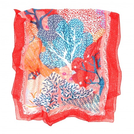 Foulard soie et viscose G. Pasquier  - 90 X 180 - Matière noble 12,90€