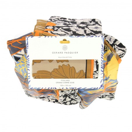 Grand foulard G.Pasquier soie, viscose - Matière noble 13,90€