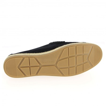 Espadrille Casual TOMMY HILFIGER daim marine - Matière noble 59,90€