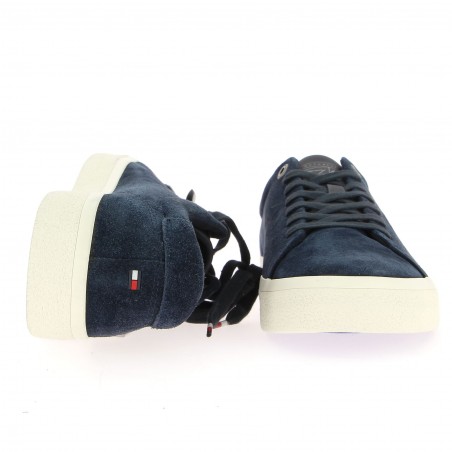 BASKET MIXTE TOMMY HILFIGER BLANC - MATIERE NOBLE - 59,90€