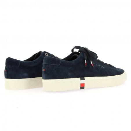 BASKET MIXTE TOMMY HILFIGER BLANC - MATIERE NOBLE - 59,90€