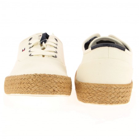 Espadrille TOMMY HILFIGER toile coloris écru - Matière noble 59,90€