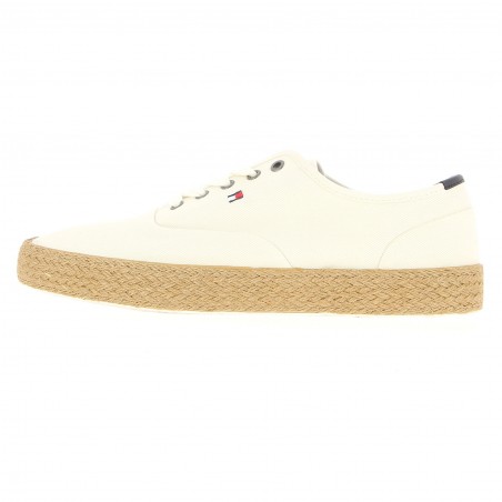 Espadrille TOMMY HILFIGER toile coloris écru - Matière noble 59,90€