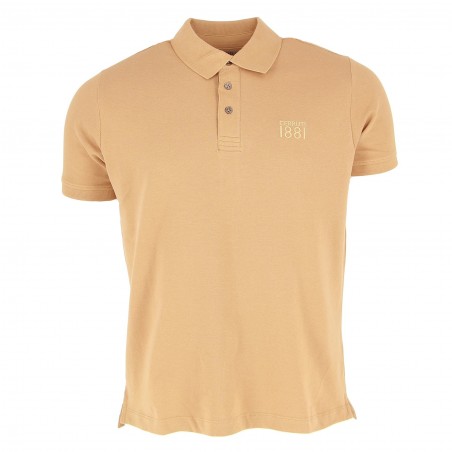 Polo homme CERRUTI 1881 Camel - Matiere-noble 29,90€