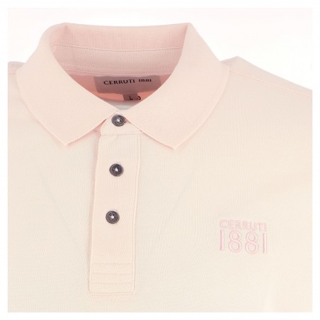 Polo homme CERRUTI 1881 rose - Matiere-noble 29,90€